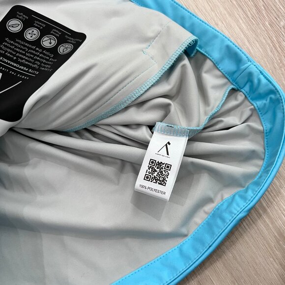 Above the Links Waterproof Windproof Elite Performance Golf Wear Tops - Aqua Blu - Picture 7 of 7